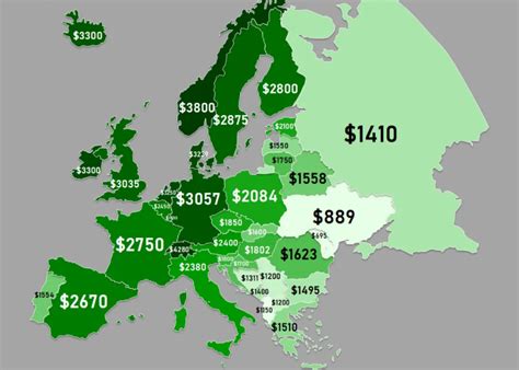 Average Wage In Europe By Ppp In 2020 By Jobzey Rhungary