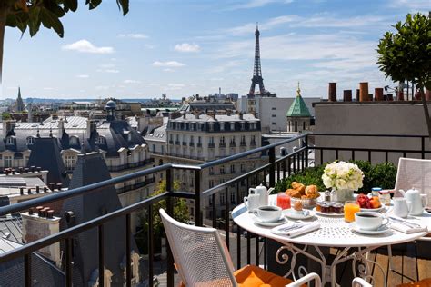 7 Paris Hotels With Eiffel Tower Views Architectural Digest