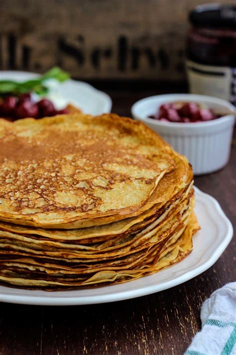 Traditional Russian Pancakes Blini • Happy Kitchen