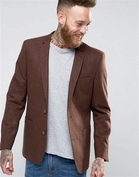 Dark Brown Blazer For Men ⋆ Best Fashion Blog For Men