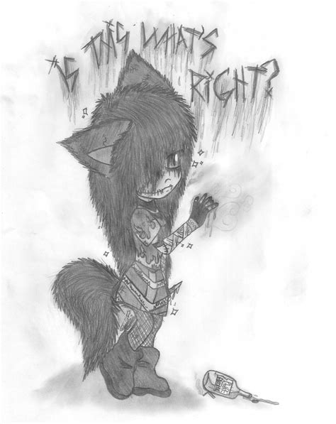 Random Emo Wolf Girl Thingy By Daringashia On Deviantart