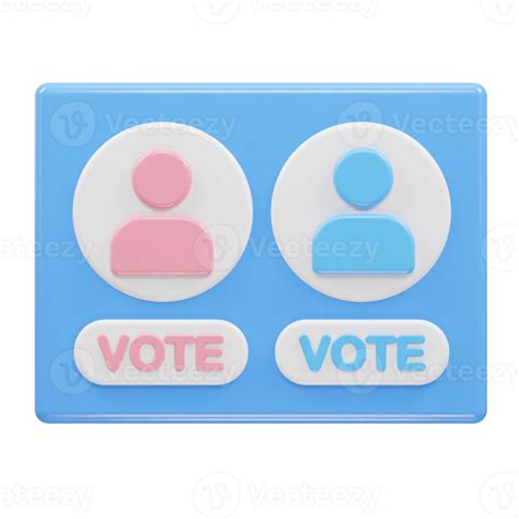 Vote Icon Illustration 3d Rendering 38029713 Png