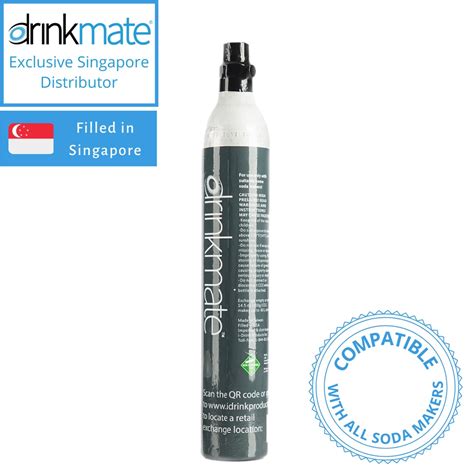 Drinkmate 60l Spare Co2 Cylinder Sodastream Compatible Shopee Singapore