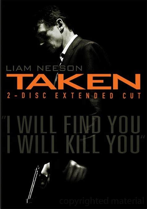 A retired cia agent travels across europe and relies on his old skills to save his estranged daughter, who has been kidnapped while on a trip to paris. Taken: 2 Disc Extended Cut (DVD 2008) | DVD Empire