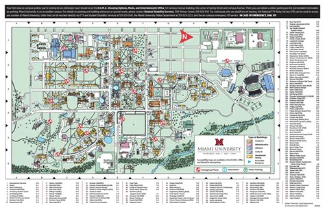 Ohio University Campus Map Printable Campus Map Campus Map Bowling