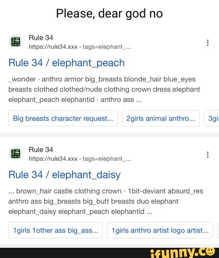 Please Dear God No Rule 34 Rule 34 Elephantpeach Wonder Anthro Armor Bigbreasts Blonde