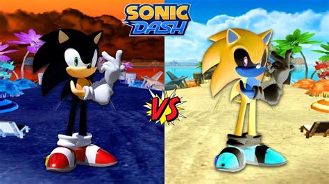 Sonic Dash Balck Sonic Vs Ghost Sonic Scary Gameplay Youtube