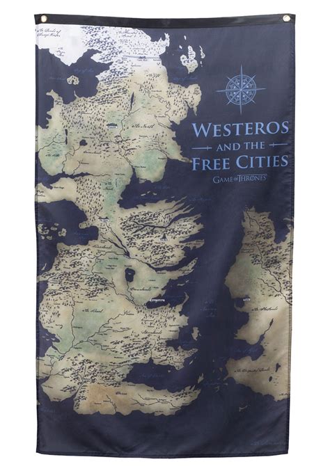 Games Of Thrones Westeros Map Games Area