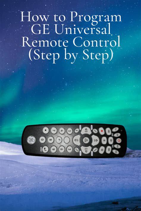 To program your samsung universal remote control, follow these steps: How to Program GE Universal Remote Control (Step by Step ...