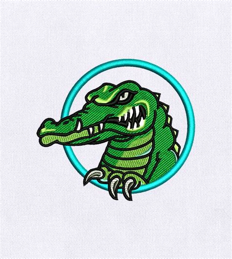 Enthralling Crocodile Machine Embroidery Design Digitemb