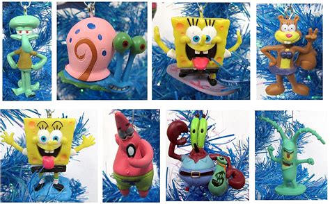 Buy Spongebob Squarepants Christmas Ornament Set With Squidward Sandy