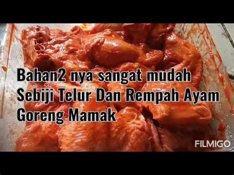 Crispy, juicy and bursting with spices, it's sinful and greasy but so freakin' delicious which makes it simply irresistible. Rempah Ayam Goreng Mamak - YouTube