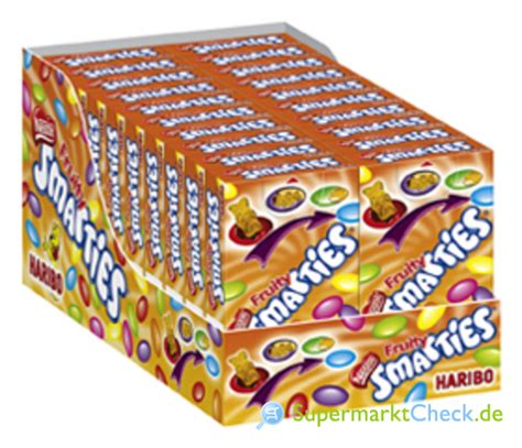 Tastes just as i remembered back when i was 10 tangy, fruity. Nestle Smarties Fruity 20-er 20 x 40 g: Kalorien, Angebote ...