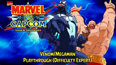 Marvel Vs Capcom 1 Venom🕸zangief💪🏻 Playthrough Difficulty Expert Youtube