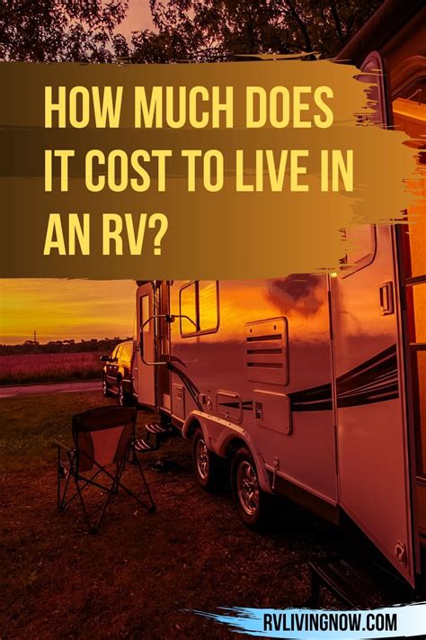 How Much Does It Cost To Live In An Rvor Camper Basic Costs Of