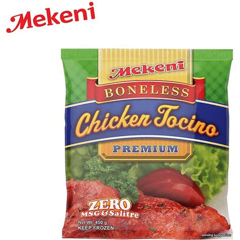 Mekeni Chicken Tocino Premium Boneless 450g Frozen Meats And Steaks