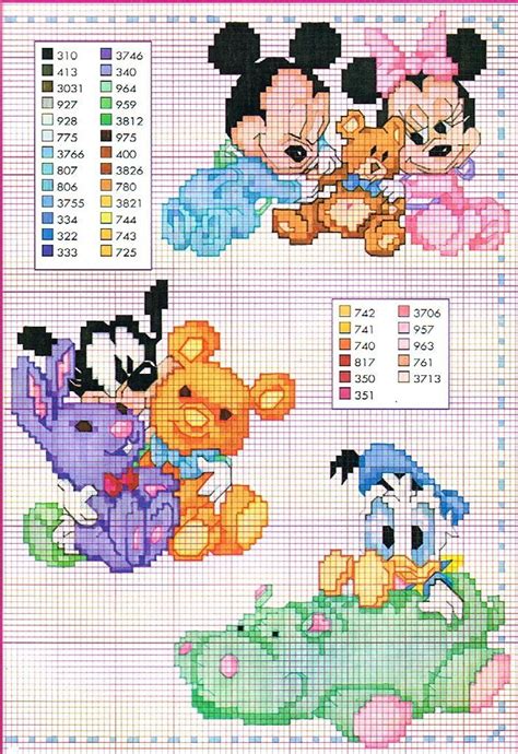 MÁs Punto De Cruz Disney Cross Stitch Crosses Stitches Patterns