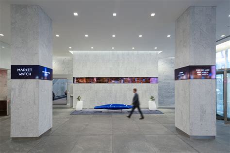 Stock Market Data Visualization In Corporate Lobby Of 575 Fifth Avenue