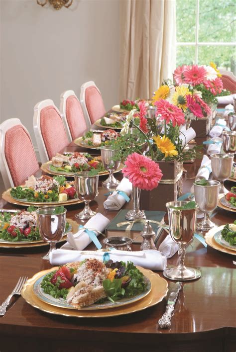 Maybe you would like to learn more about one of these? Graduation Luncheon: Table decorated with books, napkins ...
