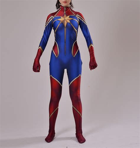 Their excellent designs help you or your loved ones to personify their favorite characters perfectly. Popular Captain Marvel Costume-Buy Cheap Captain Marvel ...