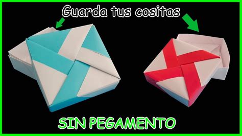 Como Hacer Un Cubo De Papel Facil Origami Caja De