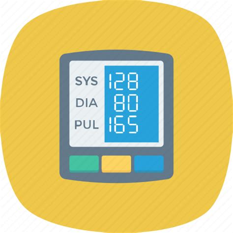 Blood Digital Gauge Monitor Pressure Sphygmomanometer Icon