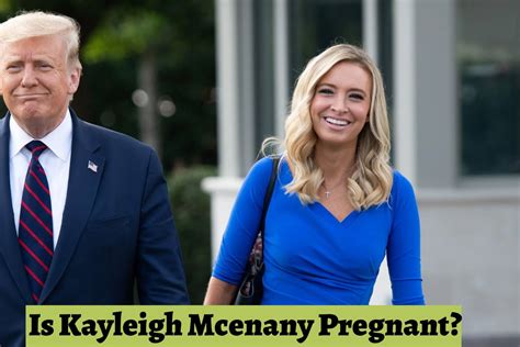 Is Kayleigh Mcenany Pregnant Donald Trumps Former Press Secretary Is Expecting Her Second