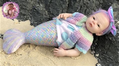 Reborn Mermaid Baby Goes To The Beach For The First Time Youtube