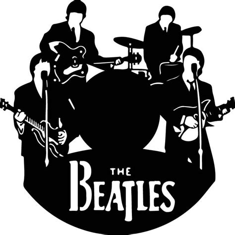 The Beatles Svg Beatles Silhouette Beatles Vector Famous Etsy