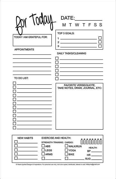Personal Daily Journal Template Examples To Help You Start Journaling Today Planner