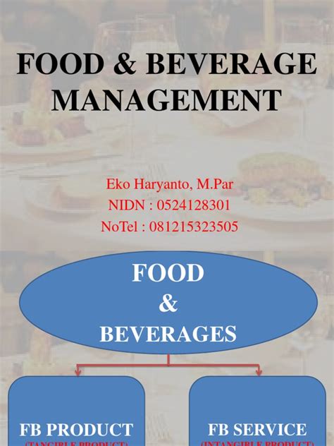 Food And Beverages Management Pdf