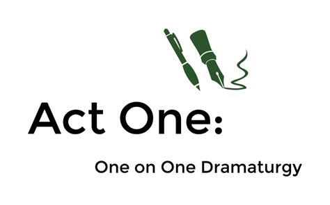 Act One One On One Dramaturgy — Alberta Playwrights Network