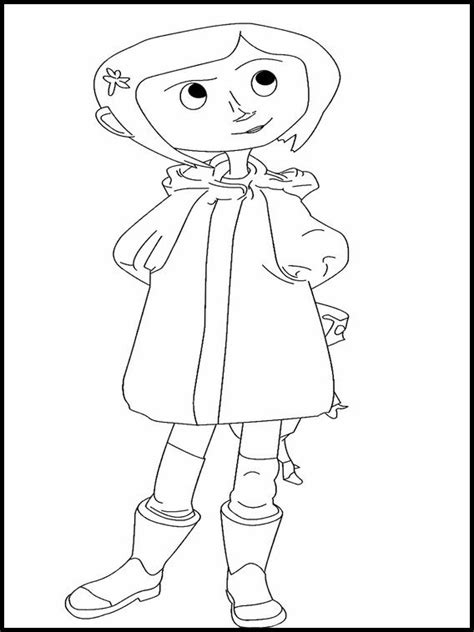 If a book is interesting and your child is a bookworm, they'll probably finish a book in a day or two. Printable coloring pages for kids Coraline 4 | Coloring ...