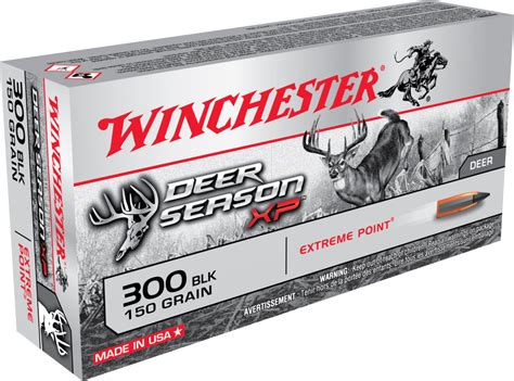 Winchester X300blkds Deer Season Xp 300 Blackout 150 Gr Extreme Point