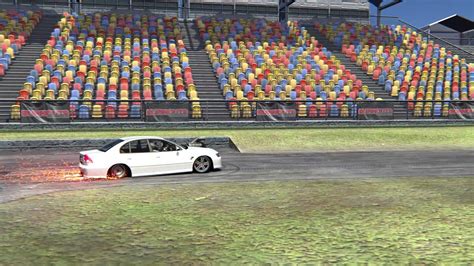 Blown Vz Commodore Burnout At Sydney Dragway On Assetto Corsa Youtube