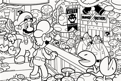 In most of his game adventurer mario has to save peach (the damsel in distress) from bowser. Super Mario Bros Movie Coloring Book by Checomal ...