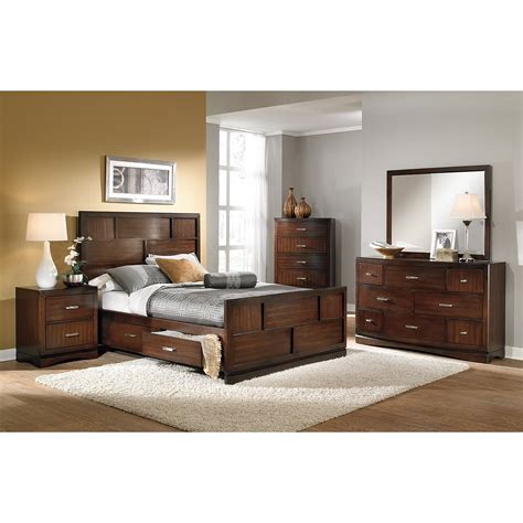 By this time i am entirely frustrated with value city and have already paid them so i just wanted my bedroom set. Toronto Queen Storage Bed - Pecan | Value City Furniture ...