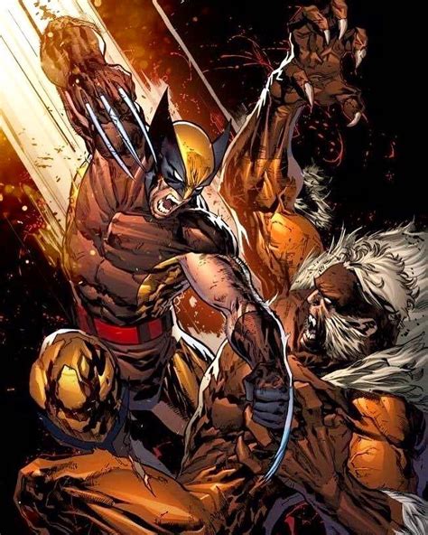 Wolverine Vs Sabretooth Marvel Comics Marvel Comics Art