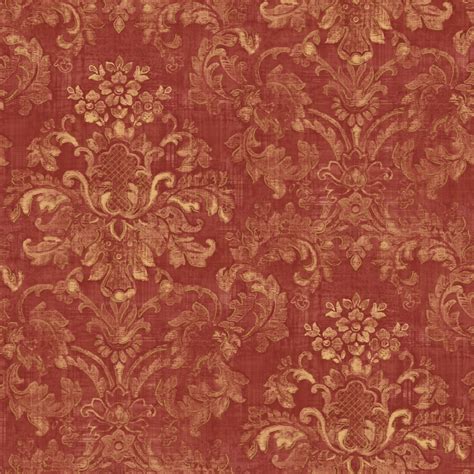 Shop Sunworthy Red Peelable Vinyl Prepasted Classic Wallpaper At