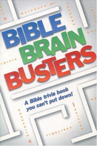 Bible Brain Teasers A Bible Trivia Book You Cant Put Down Unknown