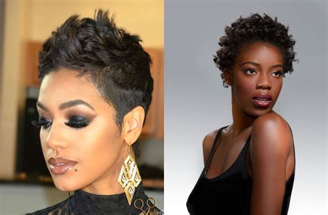 Pixie Short Haircuts For Black Women 2018 2019 Hair Colors