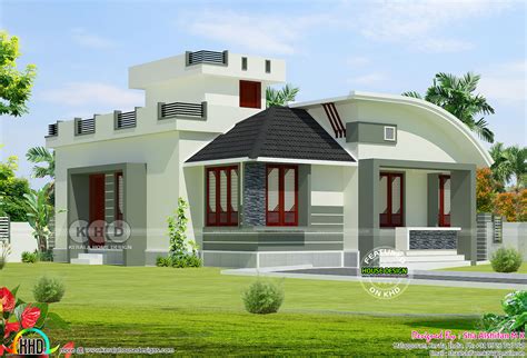 Modern Single Storied 2 Bedroom Home 950 Sq Ft Kerala Home Design And