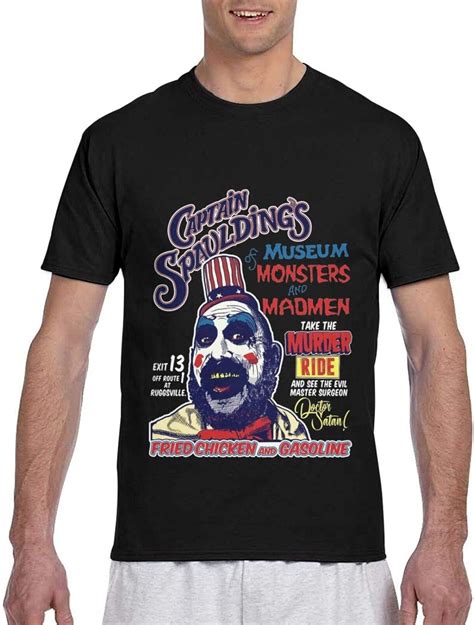 Captain Spaulding Men 3d Crewneck T Shirt Top Casual T