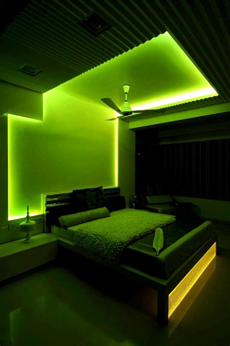 Delightful Splendid Black Room Designs Neon Bedroom Ideas Neon Green