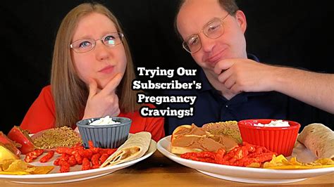 trying our subscriber s pregnancy cravings youtube