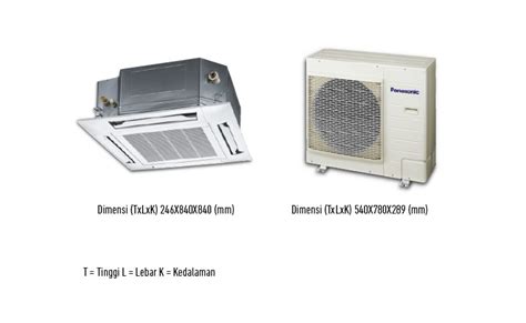 3 Tipe Ac Panasonic Jenis Cassette Yang Cocok Dipasang Di Ruangan