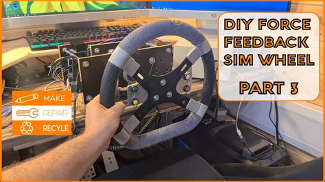 Diy Force Feedback Ffb Sim Wheel Part Paddle Shift Youtube