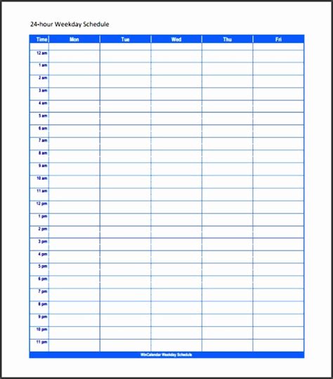 6 Excel Daily Work Schedule Sampletemplatess Sampletemplatess
