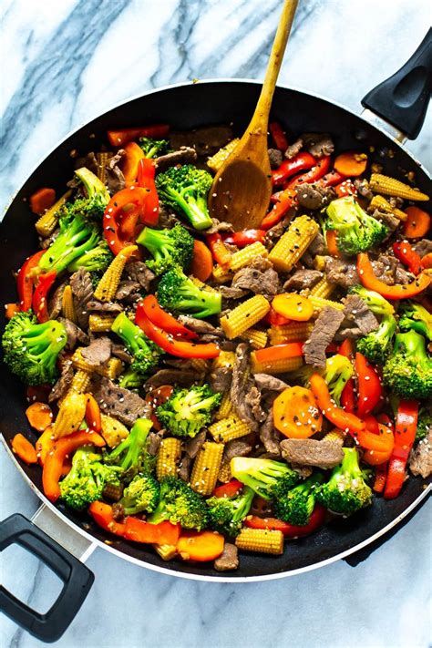 This Is The Easiest Beef Stir Fry Recipe Out There With A Simple 2 Ingredient Sauce Youll