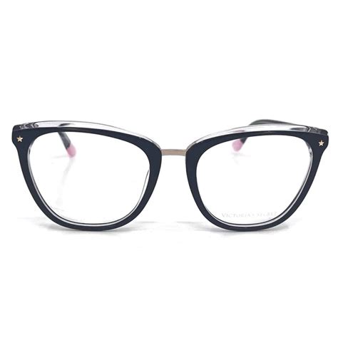victorias secret vs5016 001 all black cat eye plastic eyeglasses frame 54 19 140